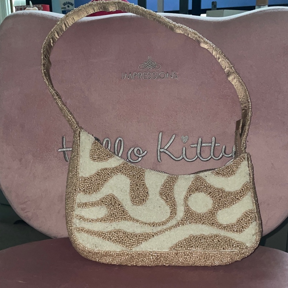 Stylish Tan and Cream Women's Bag
